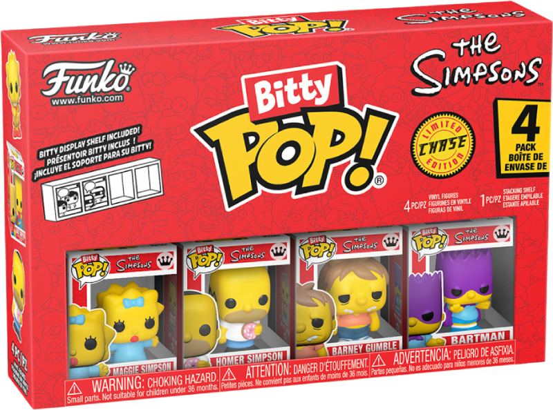 Ігрова фігурка-сюрприз набір FUNKO BITTY POP! серії Сімпсони - МЕГГІ (4 фігурки в ас.) (85709) - Фото 1