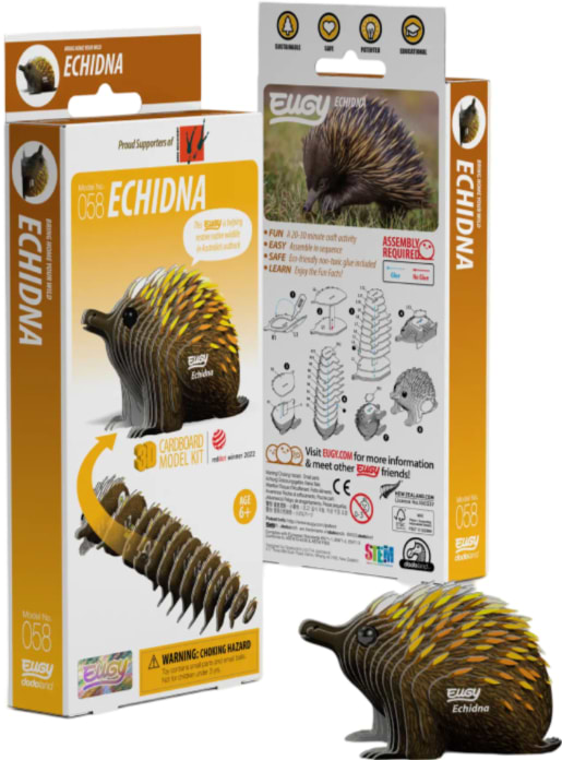 Фото - 3D пазли EUGY Зоопарк: Єхидна (XEG-058)