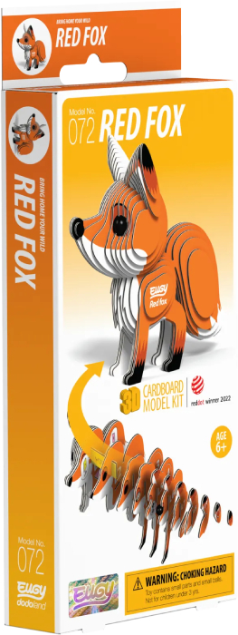 Фото - 3D пазли EUGY Зоопарк: Червона лисиця (XEG-072)