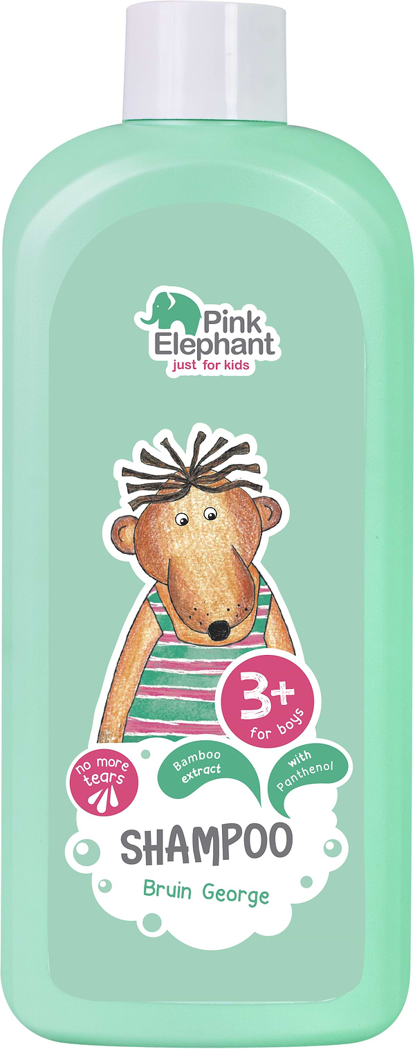 Фото - Шампунь для дітей Pink Elephant 500 мл Ведмедик Джордж (8588006040937)