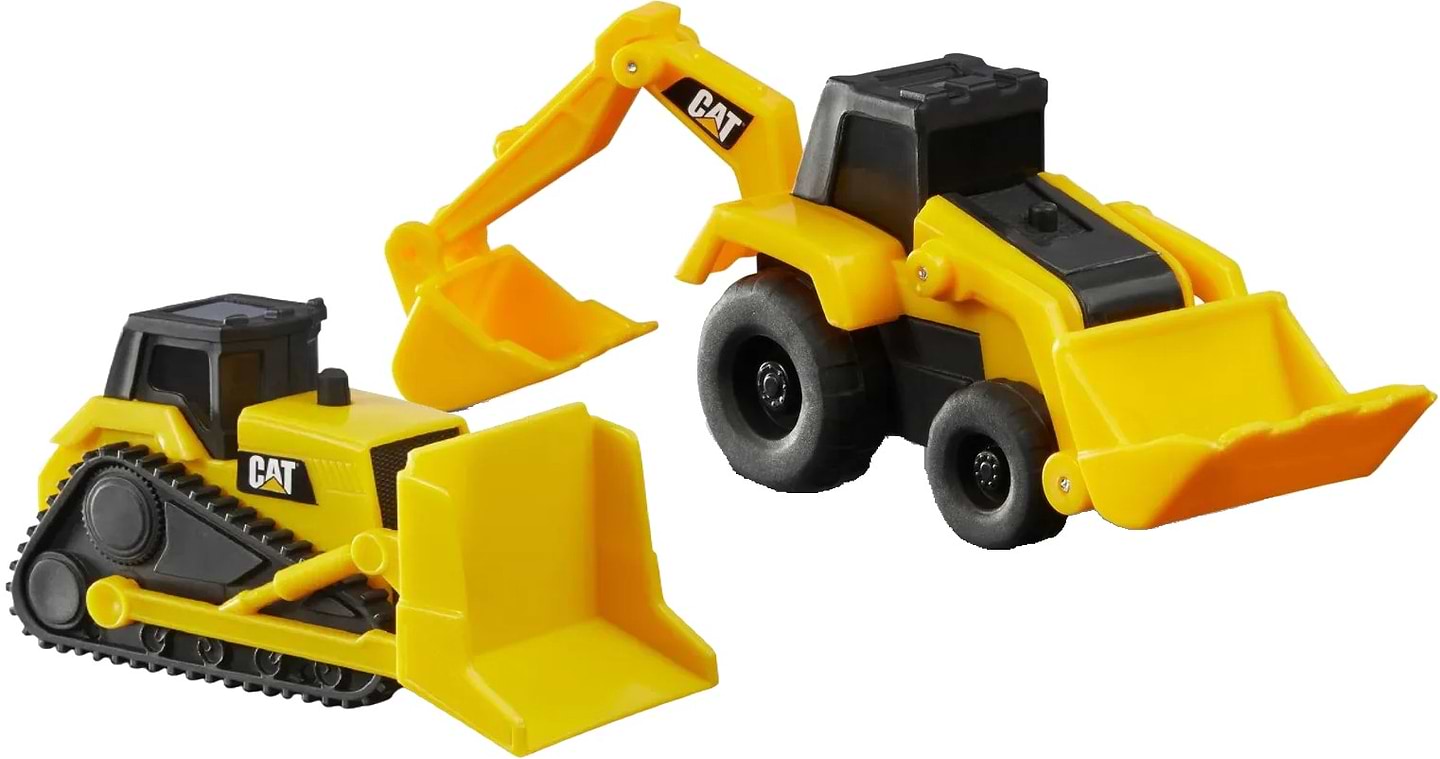 Наземна будівельна техніка Funrise Екскаватор-навантажувач та Бульдозер (82280) - Фото 1