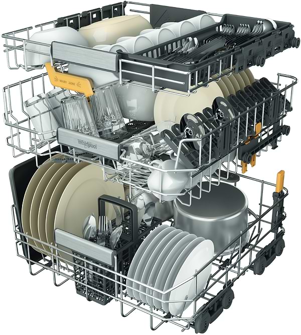 Фото - Посудомийна машина вбудована Whirlpool W8IHF58TU
