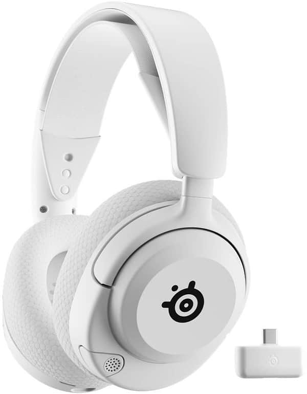 Фото - Гарнитура беспроводная игровая SteelSeries Arctis Nova 5P White (61674)