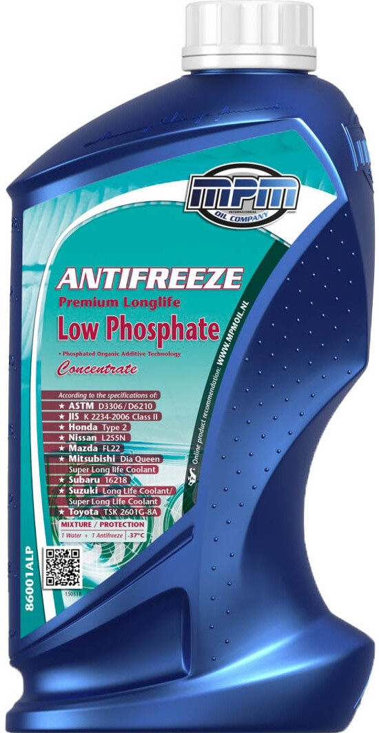 Антифриз MPM Low Phosphate P-OAT 1л (86001ALP)