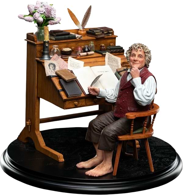 Фото - Колекційна фігурка Weta Workshop LORD OF THE RINGS Bilbo Baggins At His Desk (860103756)