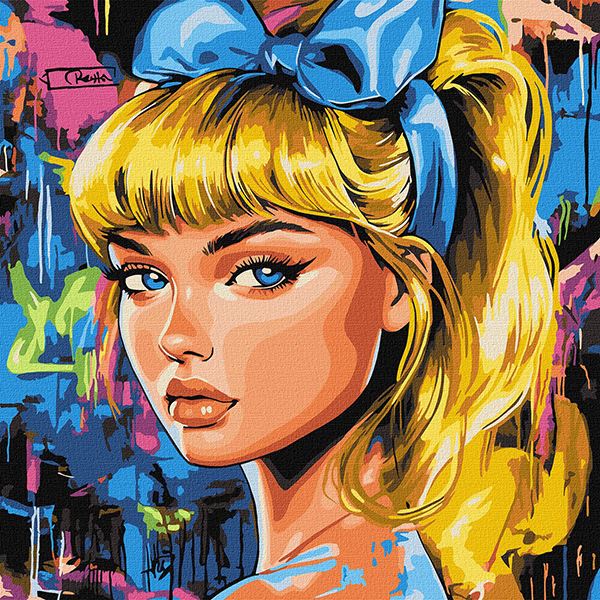 Фото - Картина за номерами Ideyka Сучасна Попелюшка 40х40 см (KHO8602)