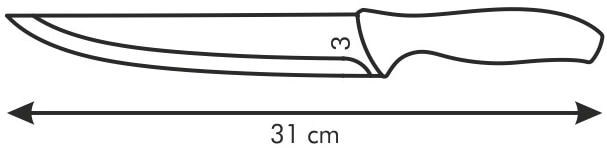 Ніж кухонний tescoma 862046 Sonic 18 см - Фото 1