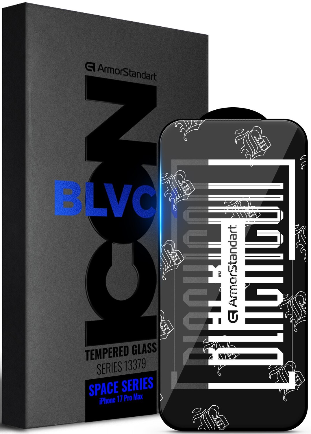 Защитное стекло для смартфона Armorstandart Space Black Icon for Apple iPhone 17 Pro Max (ARM86396)