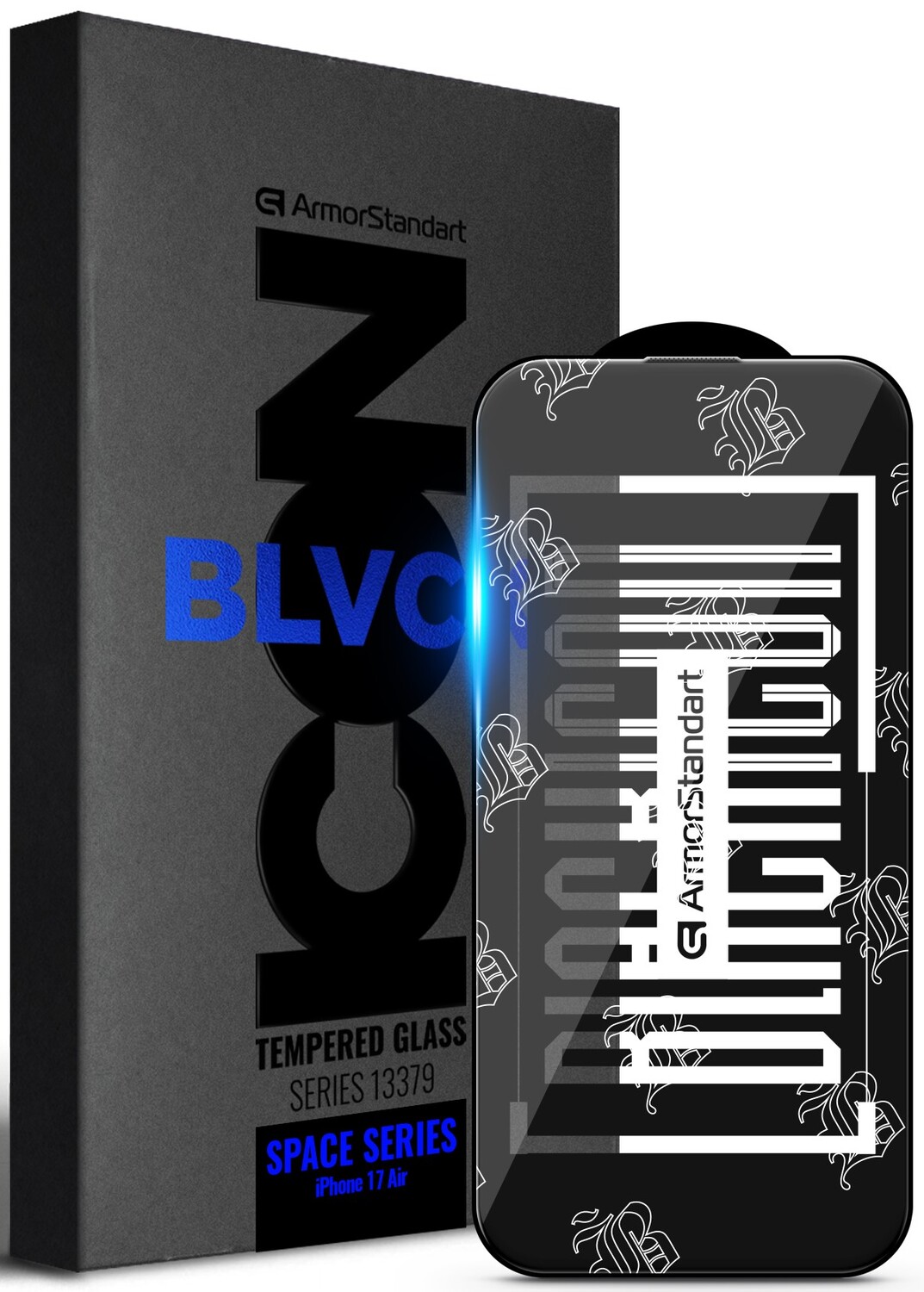 Защитное стекло для смартфона Armorstandart Space Black Icon for Apple iPhone 17 Air (ARM86397)