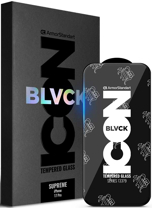 Фото - Защитное стекло для смартфона Armorstandart Supreme Black Icon for Apple iPhone 17 Pro (ARM86400)