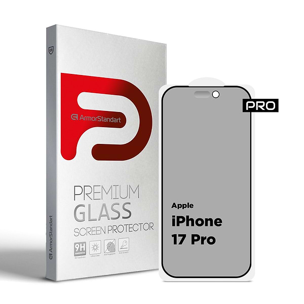 Фото - Захисне скло для смартфону Armorstandart Pro Anti-spy Matte for Apple iPhone 17 Pro (ARM86418) Фото - Захисне скло для смартфону Armorstandart Pro Anti-spy Matte for Apple iPhone 17 Pro (ARM86418)