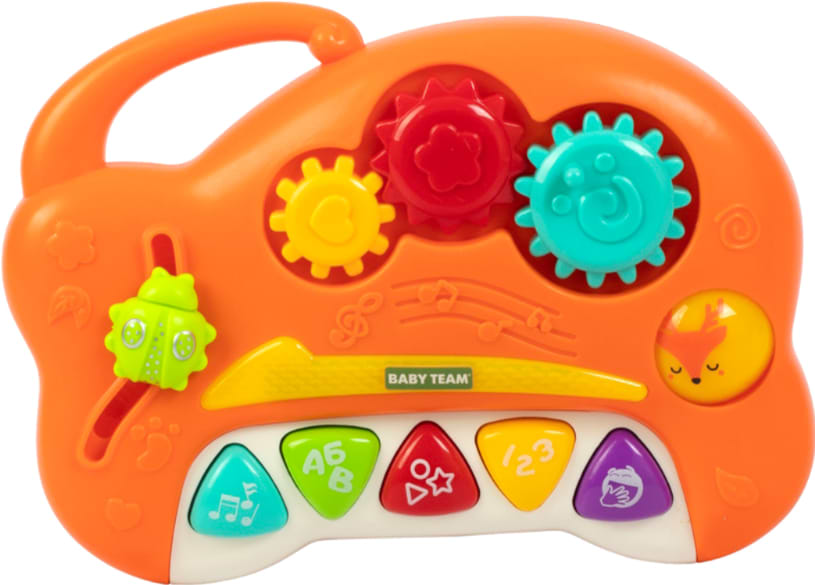 Інтерактивна іграшка пластикова Baby Team Забавка (8645_помаранчевий)