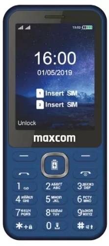 Фото - Мобильный телефон Maxcom MM814 Type-C Blue