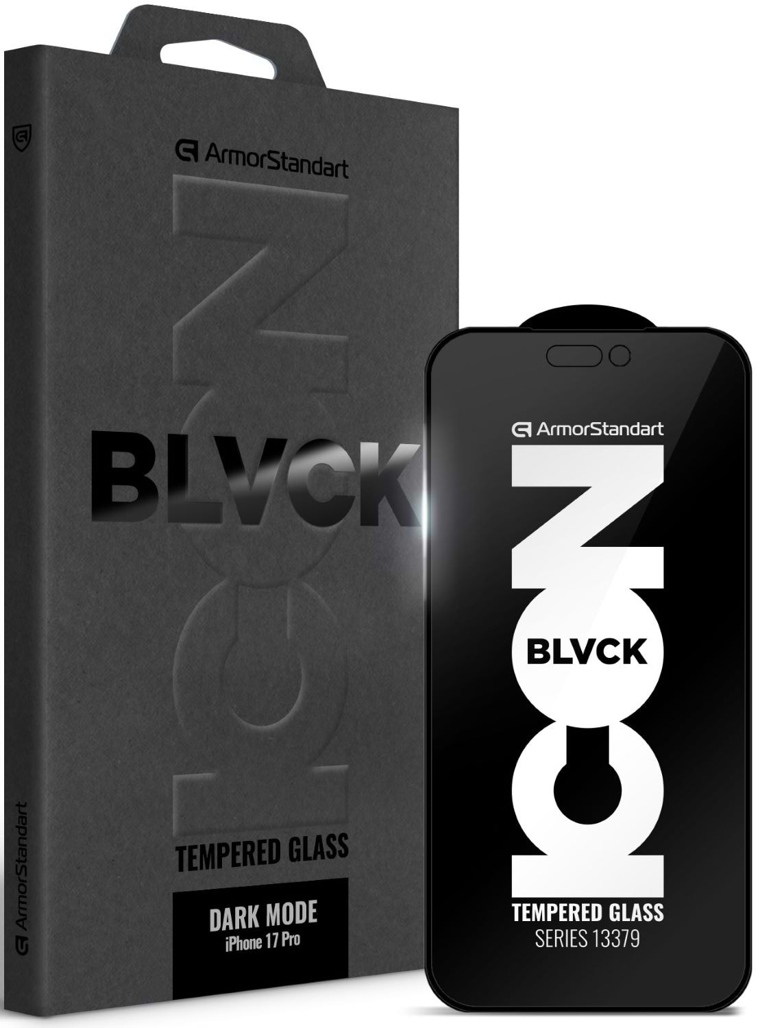 Захисне скло для смартфону Armorstandart Dark Mode BI for Apple iPhone 17 Pro (ARM86629) - Фото 1