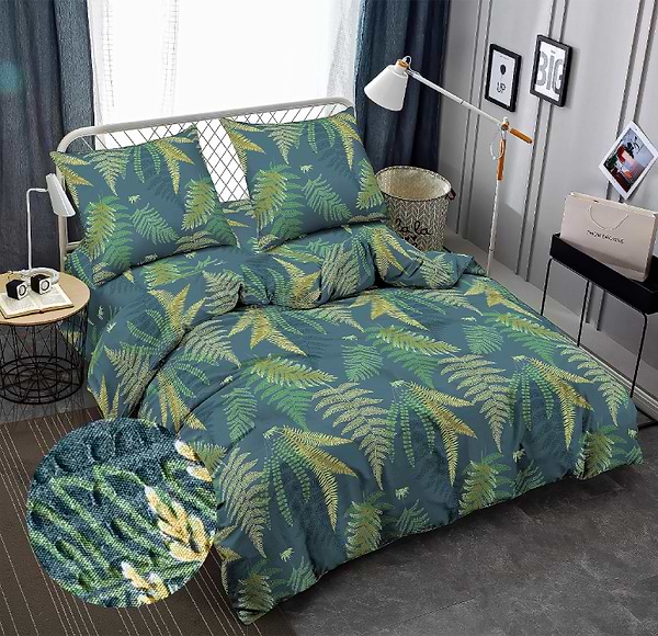 Фото - Комплект постільної білизни Zastelli JH11978-10 Листя жатка 175х210 Різнокольоровий (21302) Фото - Комплект постільної білизни Zastelli JH11978-10 Листя жатка 175х210 Різнокольоровий (21302)