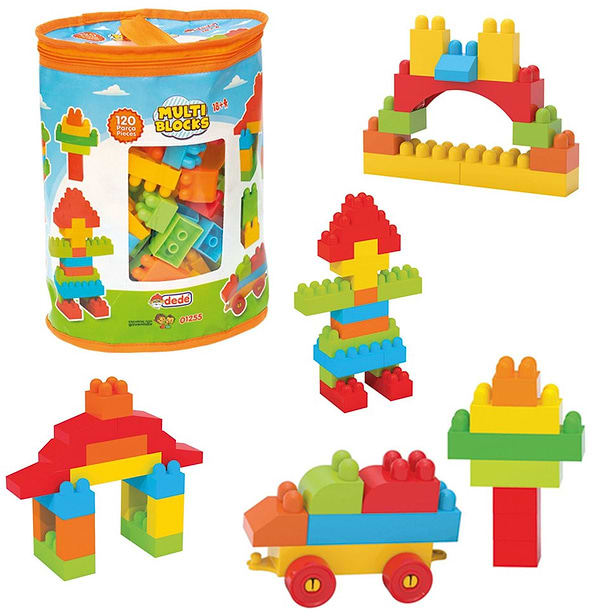 Фото - Пластиковый конструктор dede 120 эл. (01255)