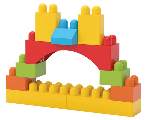 Фото - Пластиковый конструктор dede 120 эл. (01255)