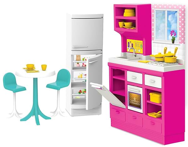 Фото - Мебель и домики для куклы dede Кухня Linda (03665)