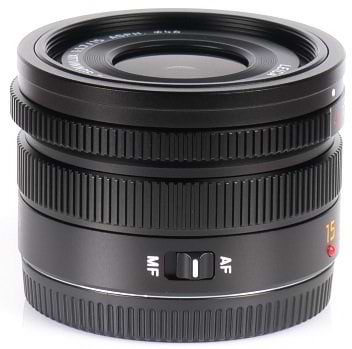 Фото - Об'єктив до фотокамери Panasonic Micro 4/3 Lens 15mm f/1.7 ASPH Black (H-X015E9-K)
