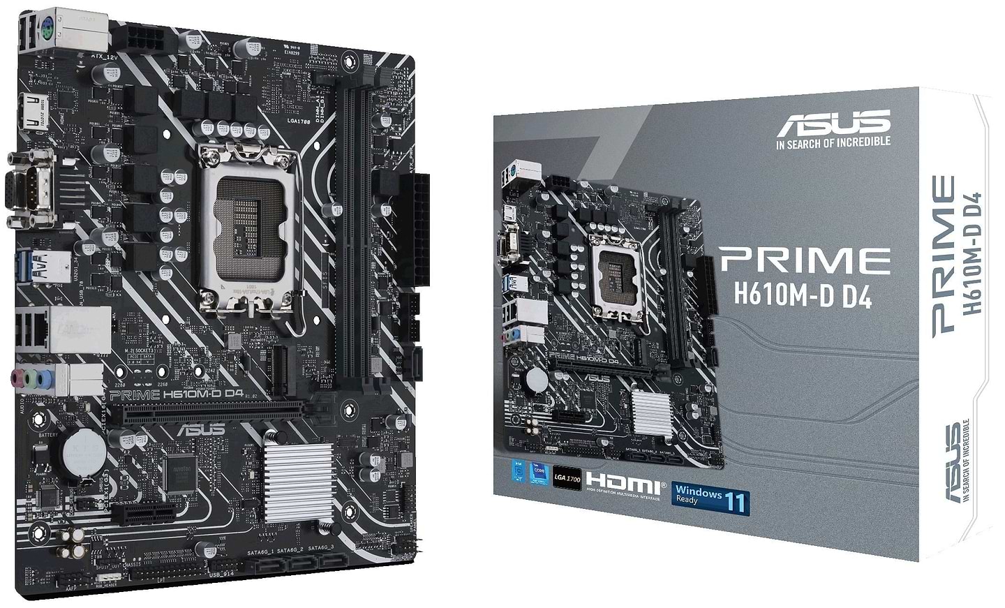 Материнська плата Asus PRIME H610M-D D4