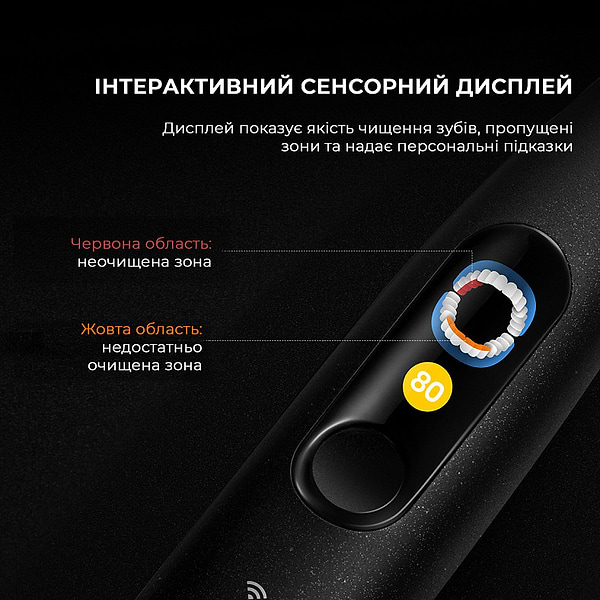 Фото - Зубная щетка электрическая Oclean X Ultra 20 Electric Toothbrush Black (6970810557121)