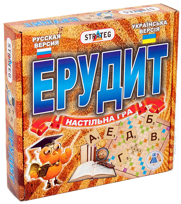 Настільна гра (5-7 років) Strateg Ерудит, укр (870)