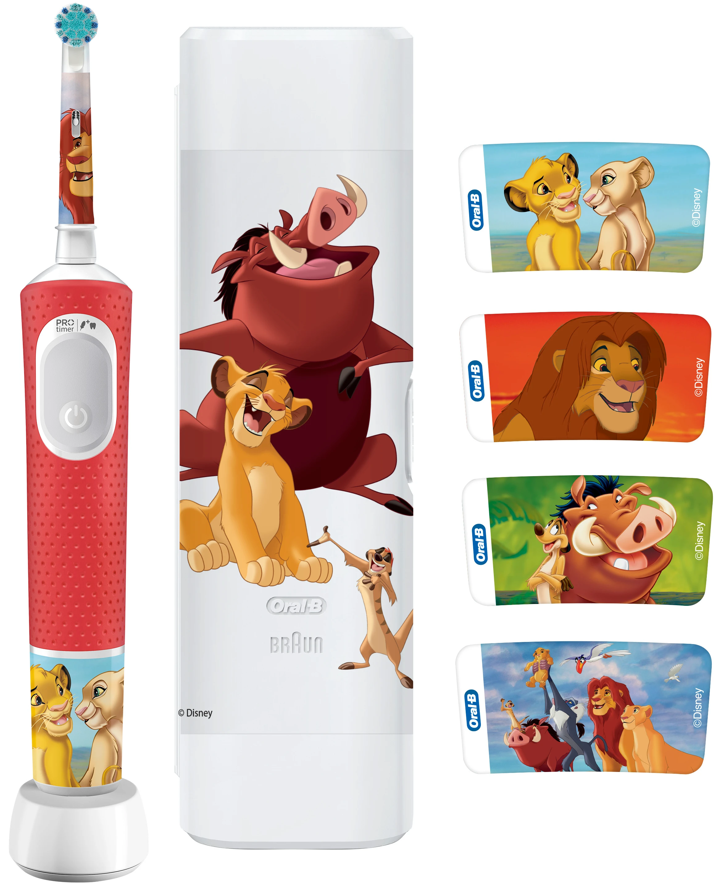 Зубная щетка электрическая Oral-B Braun D103.413.2KX Lion King