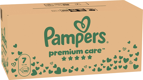 Фото - Одноразовые подгузники Pampers Premium Care Размер 7 (15+ кг), 108 шт. (80789189)