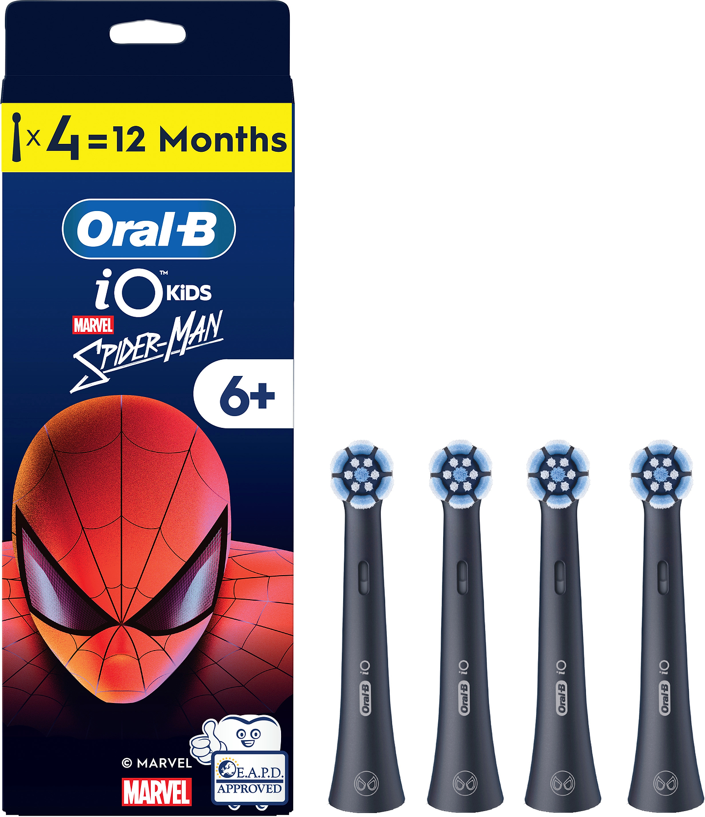 Насадка для зубной щетки Oral-B iO Kids "Marvel Человек-паук" 4 шт. - Фото 1