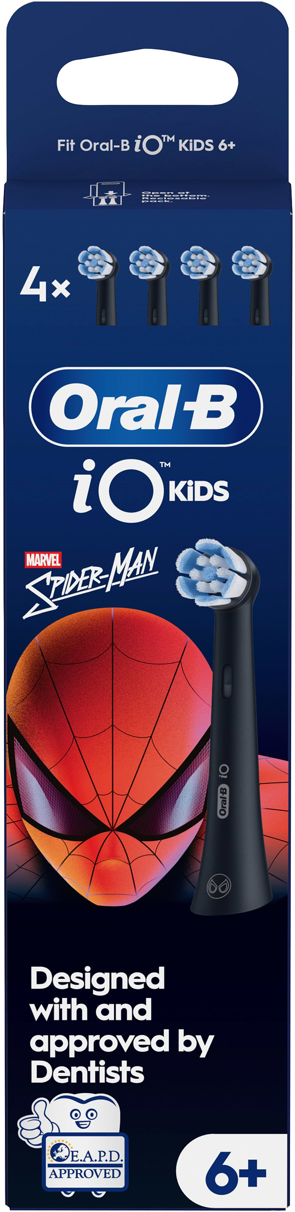 Фото - Насадка для зубной щетки Oral-B iO Kids "Marvel Человек-паук" 4 шт.