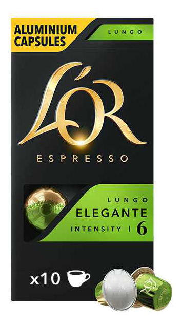 Фото - Кофе в капсулах L`OR Lungo Elegante №6 (10x52г) 520г