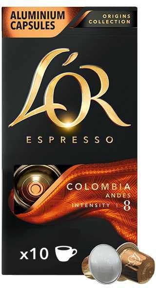 Фото - Кофе в капсулах L`OR Espresso Colombia №8 (10x52г) 520г