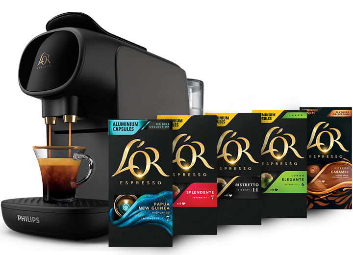 Кофеварка капсульная Philips L'OR BARISTA Sublime (LM9012/60) + дегустационный сет кофе в капсулах L'OR (50 капсул) (8711000683965) - Фото 1
