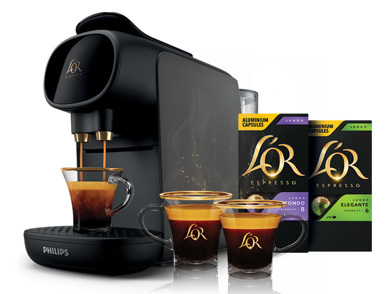 Кавоварка капсульна Philips L’OR Barista Sublime + 20 капсул L’OR та 2 скляні чашки L’OR 150мл - Фото 1