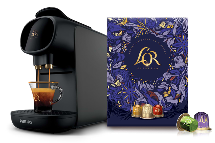 Кавоварка капсульна Philips L’OR Barista Sublime + Адвент Календар L’OR (Набір 24 капсули) - Фото 1