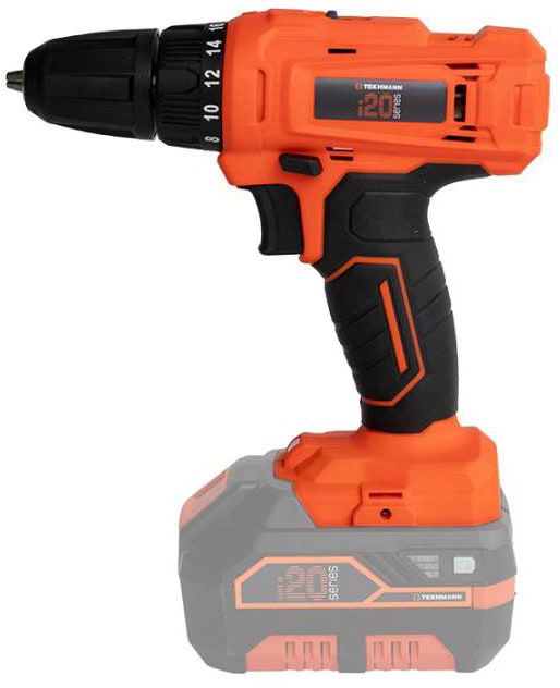 Дриль-шуруповерт Tekhmann TCD-30/i20 KIT 20В 30Нм без АКБ та ЗП (873405)