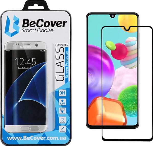 Фото - Захисне скло для смартфону BeCover for Oppo A52 Black (705107)