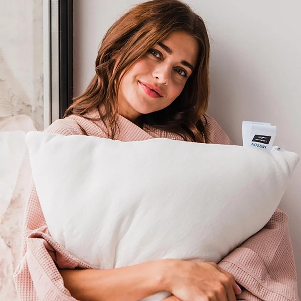 Фото - Подушка стандартная MirSon хлопковая №886 Julia Hand made Упругая 70х70 см (2200003226997)