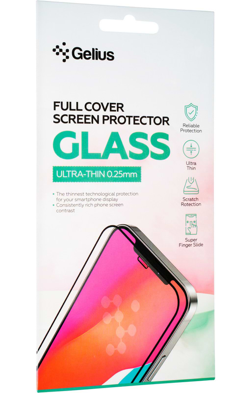 Фото - Захисне скло для смартфону Gelius Full Cover Ultra-Thin 0.25mm for Xiaomi POCO X3/X3 Pro Black (91081)