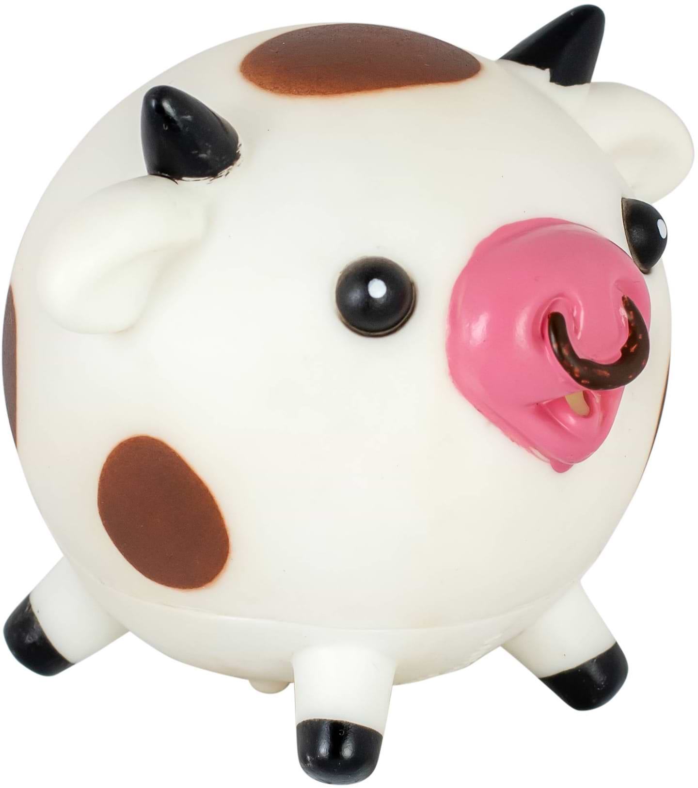 Іграшка для ванної Baby Team Веселі тваринки з бризкалкою (8750_корівка з коричн.плямами)