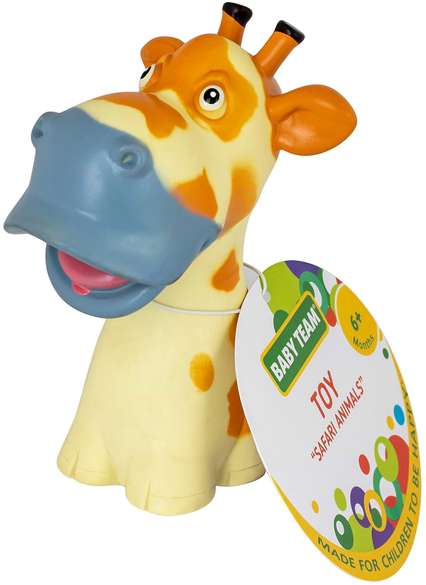 Фото - Игрушка для ванной Baby Team Животные сафари жираф (8752_жирафа)