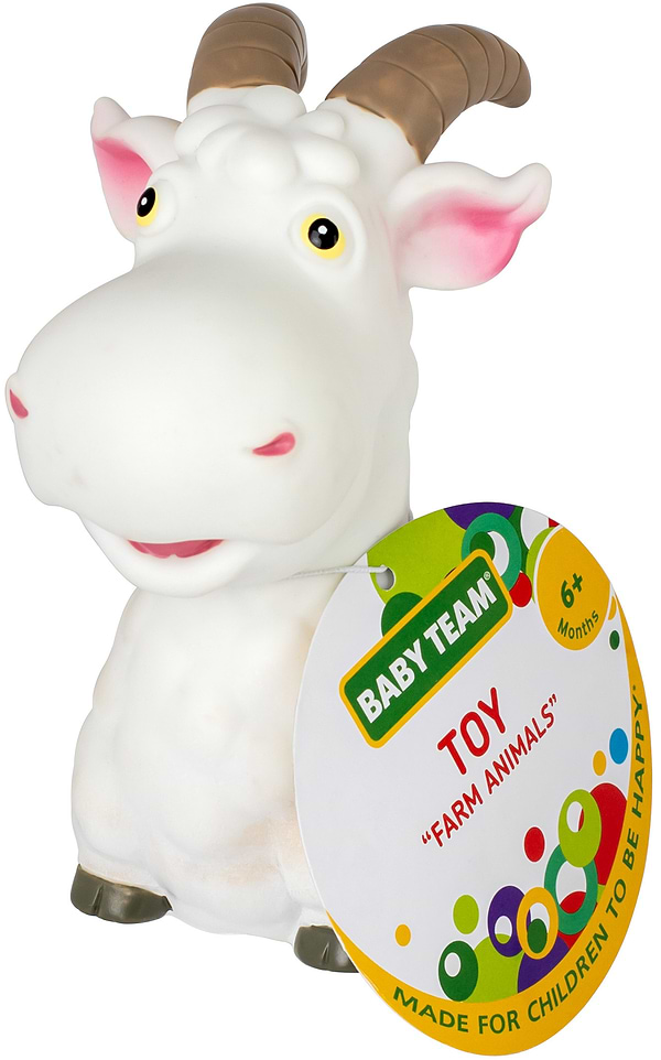 Фото - Игрушка для ванной Baby Team Животные фермы козлик (8753_козлик білий)