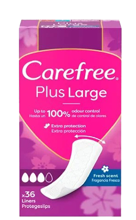 Прокладки щоденні Carefree Плюс Лардж  36 шт. (3574661487540)