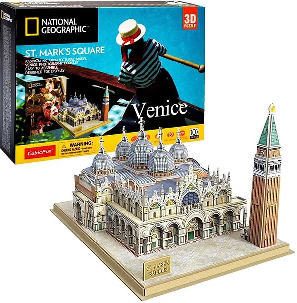 Фото - 3D пазлы Cubic Fun National Geographic ''пл.Святого Марка'' (DS0980h)