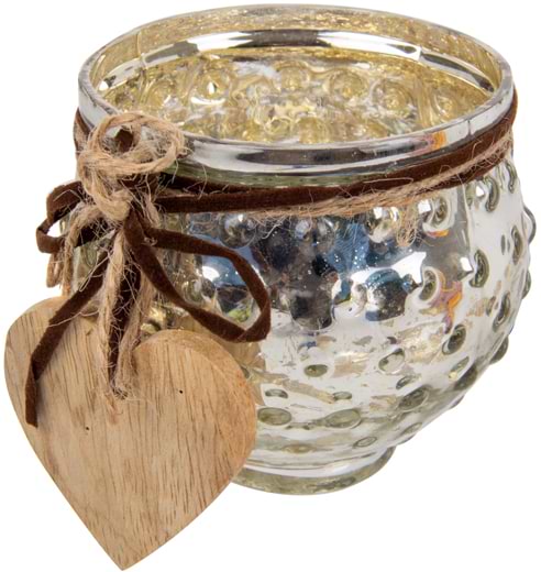 Фото - Подсвечник Lefard с деревянным сердцем 8x9 см (876-064)