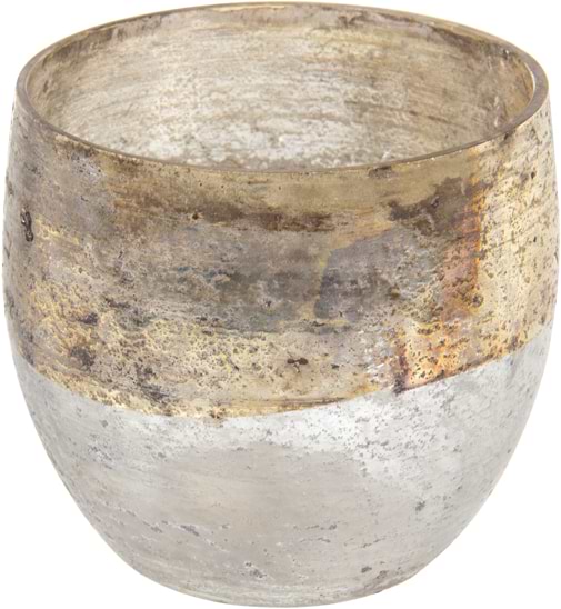 Подсвечник Lefard 9x10 см серый (876-074) - Фото 1