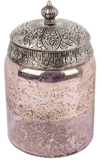 Ємність для сипучих Lefard 17x10 см рожева (876-077)