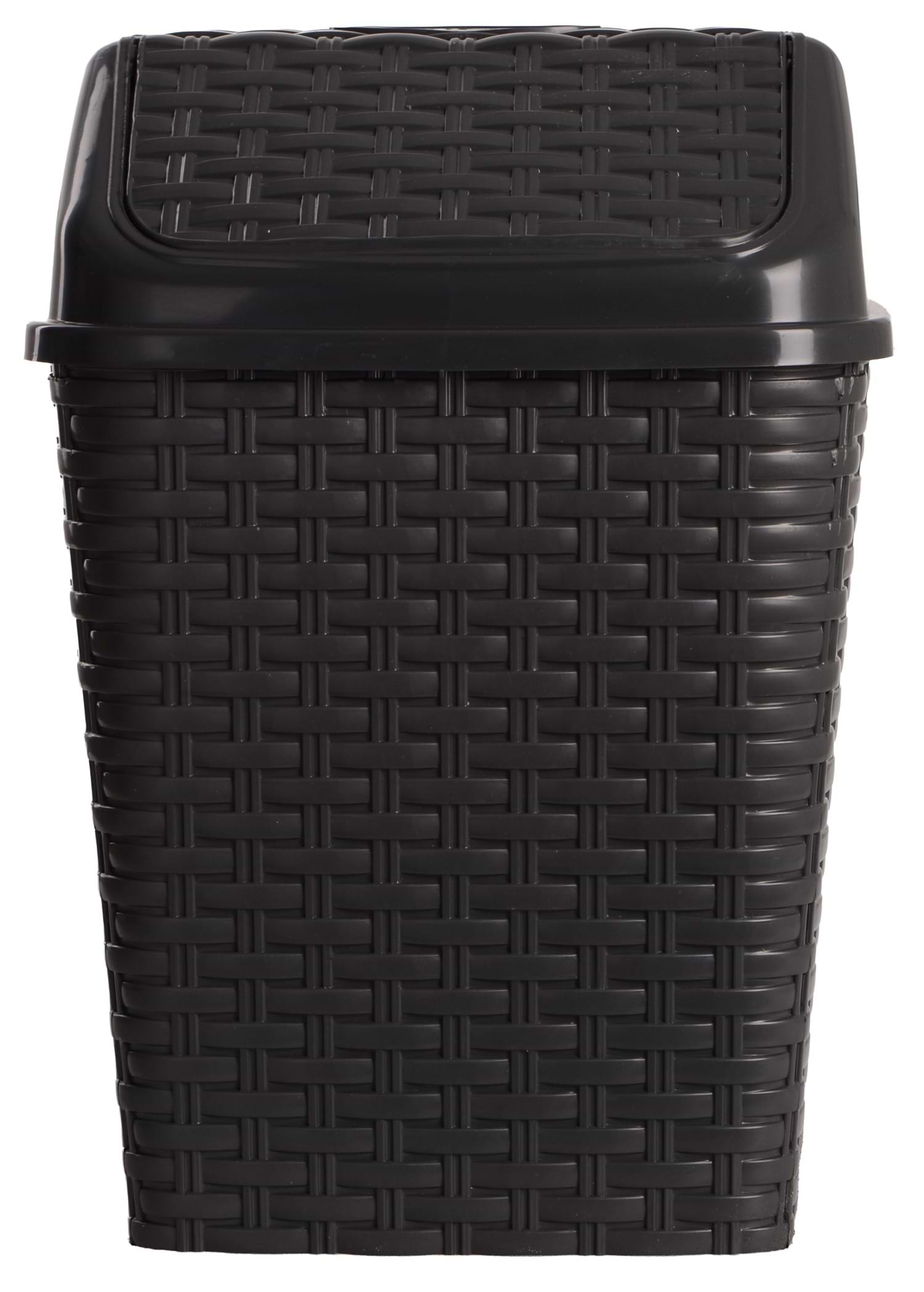 Корзина для мусора VIOLET HOUSE 0752 Роттанг ANTRASIT з/кр 10 л