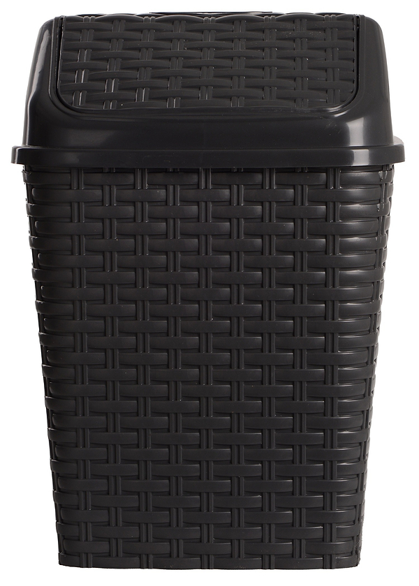 Фото - Корзина для мусора VIOLET HOUSE 0752 Роттанг ANTRASIT з/кр 10 л