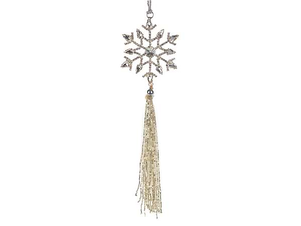 Фото - Ялинкова іграшка Lefard 8 см серебро + 15 см (877-064)